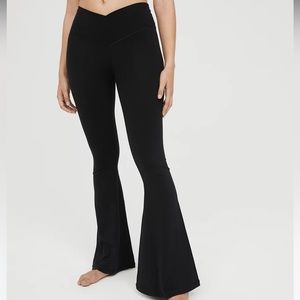 OFFLINE By Aerie Real Me High Waisted Crossover Super Flare Legging